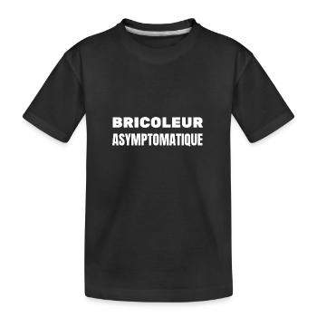 bricoleur asymptomatique - T-shirt bio Premium Enfant - noir - Devant