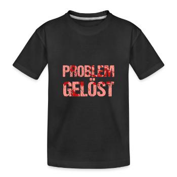 Costume d’Halloween Taché de Sang - T-shirt bio Premium Enfant - noir - Devant