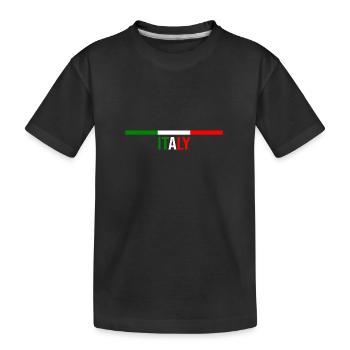 Italie Italien Italien Italie - T-shirt bio Premium Enfant - noir - Devant