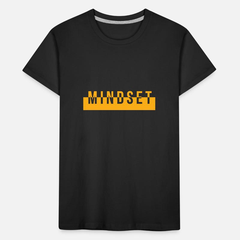Mindset - Motivation Inspiration Optimisme Pensée T-shirt bio Premium Enfant