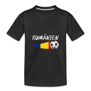 Roumains Roumanie - T-shirt bio Premium Enfant - noir - Devant