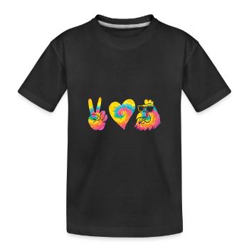 Poules Poule - T-shirt bio Premium Enfant - noir - Devant