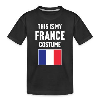Ce costume de ma France - T-shirt bio Premium Enfant - noir - Devant