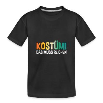 Jecken Carnival Carnival - Kids' Premium Organic T-Shirt - black - Front