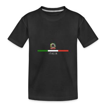 Italie Italien Italien Italie - T-shirt bio Premium Enfant - noir - Devant