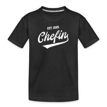 Chefin 2025 Selbstständig Gründerin Startup Firma - Kinder Premium Bio T-Shirt - Schwarz - Vorne