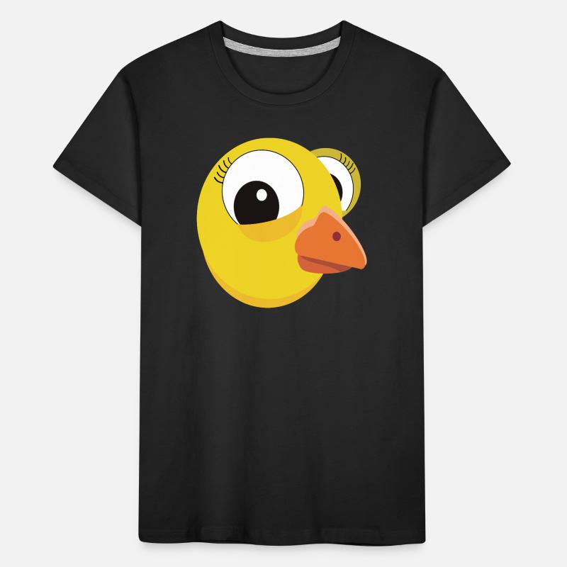 Cute Chick Head Easter Easter Carnival Funny Kids' Premium Organic T-Shirt