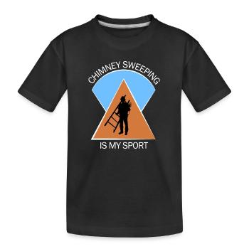 Chimney Sweep Chimney Sweep - Kids' Premium Organic T-Shirt - black - Front