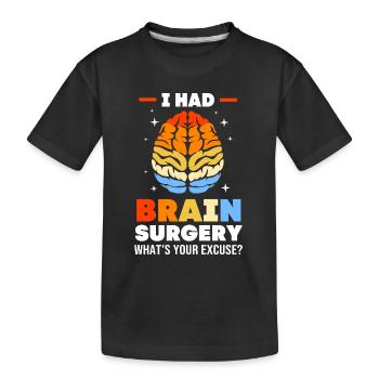 Anévrisme cérébral - T-shirt bio Premium Enfant - noir - Devant