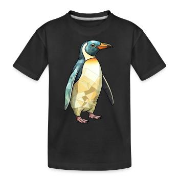 Pingouin cool - T-shirt bio Premium Enfant - noir - Devant