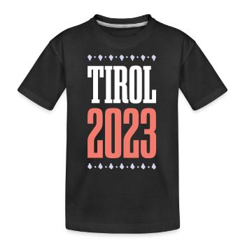 Tyrol 2023 - T-shirt bio Premium Enfant - noir - Devant