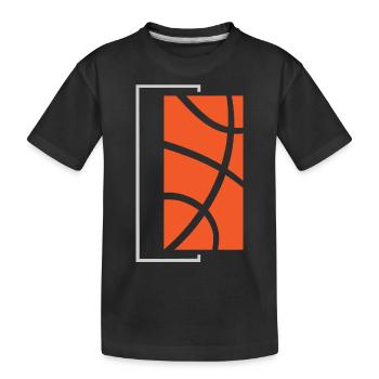 Basketball Basketball Player - Kids' Premium Organic T-Shirt - black - Front