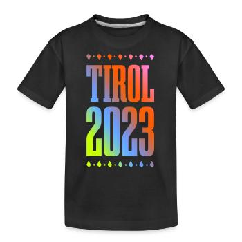 Tyrol 2023 - T-shirt bio Premium Enfant - noir - Devant