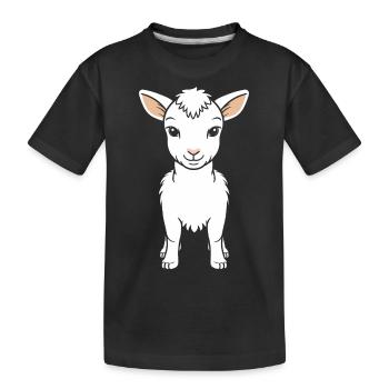 Zitat von Little Goat Humor - Kinder Premium Bio T-Shirt - Schwarz - Vorne