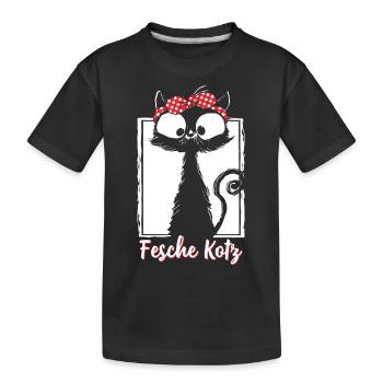 Joli vomi - T-shirt bio Premium Enfant - noir - Devant