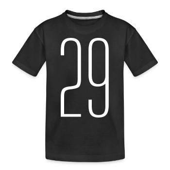 29 - Kids' Premium Organic T-Shirt - black - Front