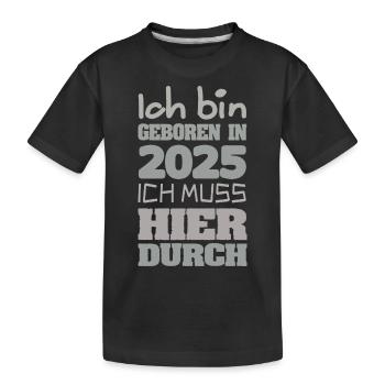 Bac 2025 - T-shirt bio Premium Enfant - noir - Devant