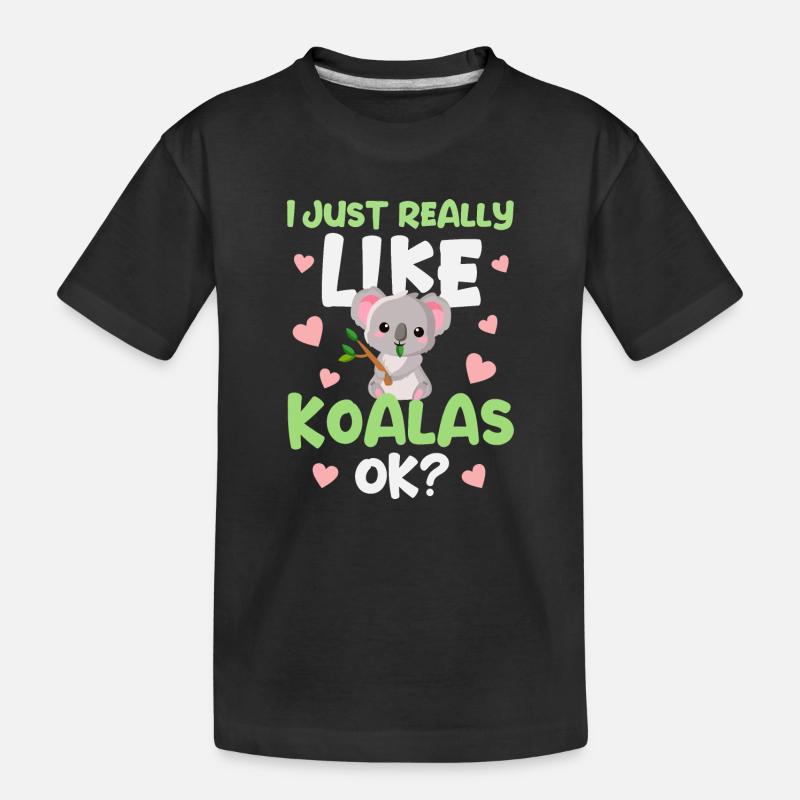 Koala Koala Ours - T-shirt bio Premium Enfant - noir
