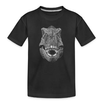 Dinosaure - T-shirt bio Premium Enfant - noir - Devant