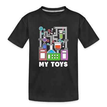Superviseur Énoncé de carrière Scientifique - T-shirt bio Premium Enfant - noir - Devant