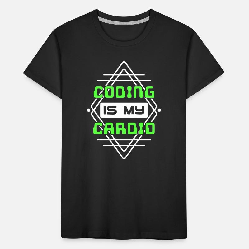 Developer Statement Code Skripting Webentwickler Kinder Premium Bio T-Shirt