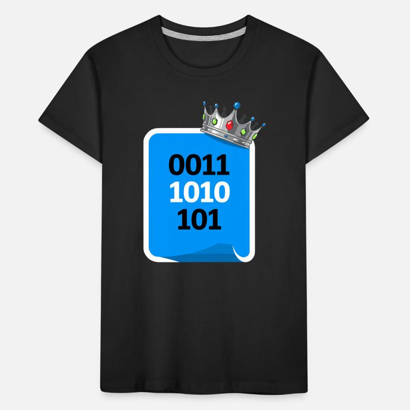 Binary King Kids' Premium Organic T-Shirt
