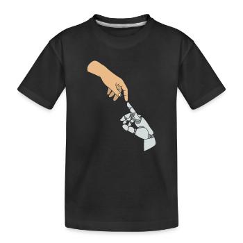 Intelligence artificielle GPT - T-shirt bio Premium Enfant - noir - Devant