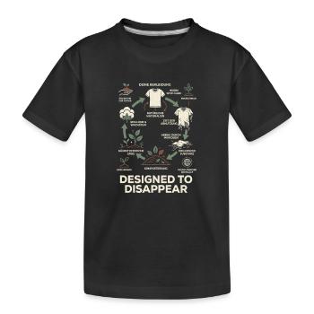 Aktiver Umweltschutz - Kinder Premium Bio T-Shirt - Schwarz - Vorne