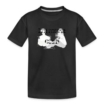 Illustration de duo de clubs indépendants - T-shirt bio Premium Enfant - noir - Devant