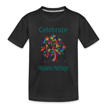 Célébrez le patrimoine hispanique (W2) - T-shirt bio Premium Enfant - noir - Devant