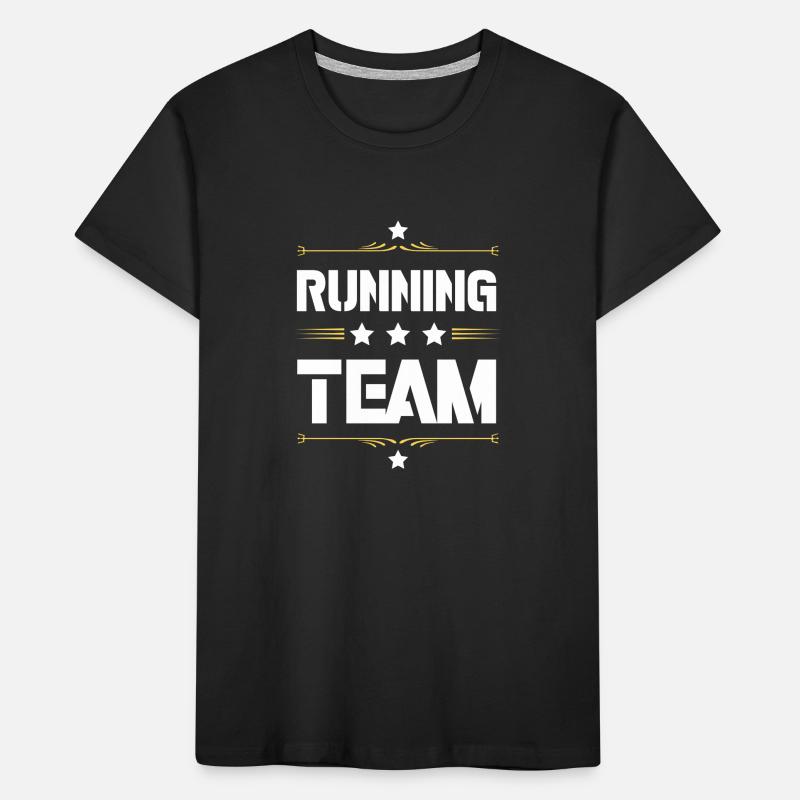 Équipe de course T-shirt bio Premium Enfant
