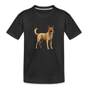 Berger allemand - T-shirt bio Premium Enfant - noir - Devant
