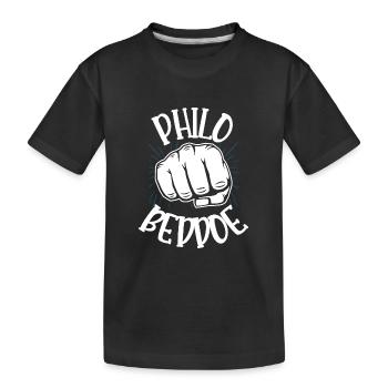 philo beddoe - T-shirt bio Premium Enfant - noir - Devant