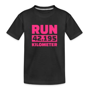 Marathon - T-shirt bio Premium Enfant - noir - Devant