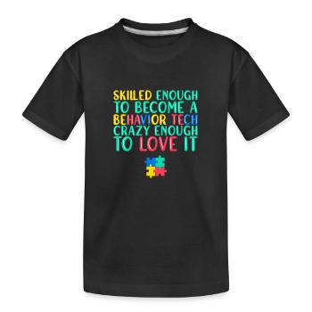 Thérapeute comportementaliste Thérapeute - T-shirt bio Premium Enfant - noir - Devant