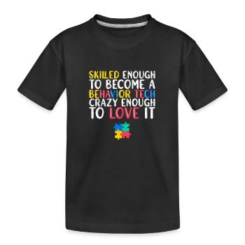 Thérapeute comportementaliste Thérapeute - T-shirt bio Premium Enfant - noir - Devant