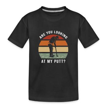 Golf Golfeurs Golfeurs - T-shirt bio Premium Enfant - noir - Devant
