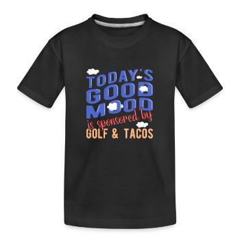 Golf Golfeurs Golfeurs - T-shirt bio Premium Enfant - noir - Devant