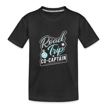 Road Trip - Kinder Premium Bio T-Shirt - Schwarz - Vorne