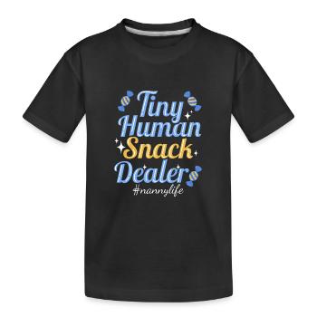 Nounou Baby-sitter Assistante maternelle - T-shirt bio Premium Enfant - noir - Devant