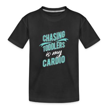 Nounou Baby-sitter Assistante maternelle - T-shirt bio Premium Enfant - noir - Devant
