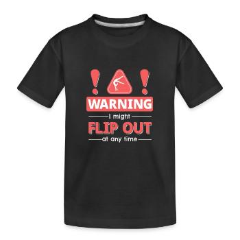 Gymnastics Gymnastics Gymnasts - Kids' Premium Organic T-Shirt - black - Front