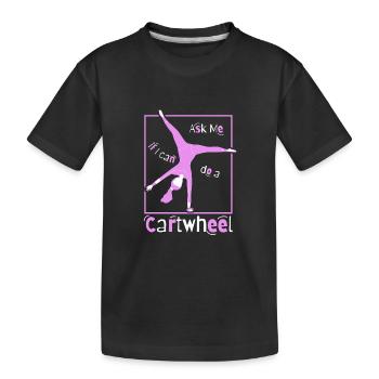 Gymnastics Gymnastics Gymnasts - Kids' Premium Organic T-Shirt - black - Front