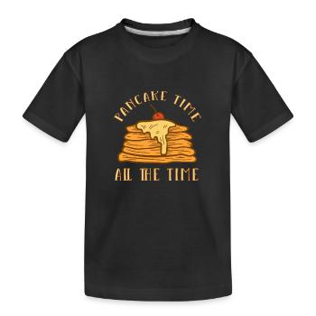 Crêpe - T-shirt bio Premium Enfant - noir - Devant