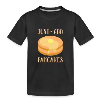 Crêpe - T-shirt bio Premium Enfant - noir - Devant