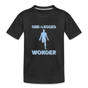 Accès en fauteuil roulant - T-shirt bio Premium Enfant - noir - Devant