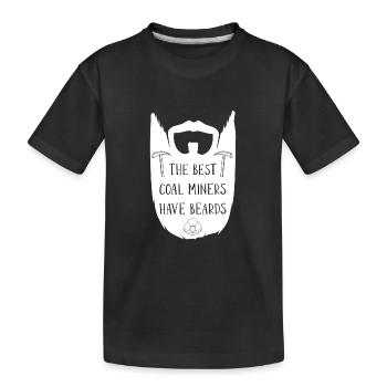 Mineurs de mines - T-shirt bio Premium Enfant - noir - Devant