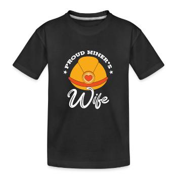 Mineurs de mines - T-shirt bio Premium Enfant - noir - Devant