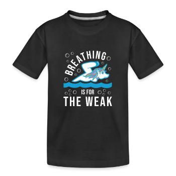 Nageurs - T-shirt bio Premium Enfant - noir - Devant