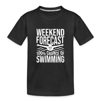 Nageurs - T-shirt bio Premium Enfant - noir - Devant